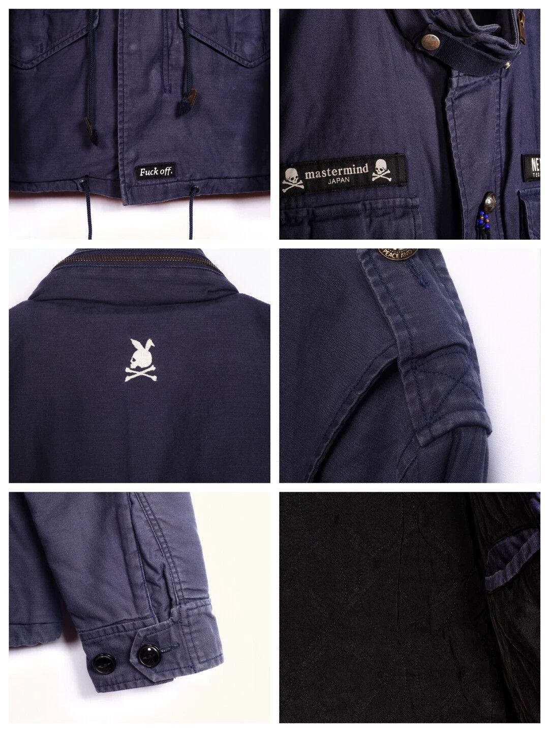 Mastermind Japan Blue Cargo Jacket with Pockets - Size M Size US M / EU 48-50 / 2 - 7 Thumbnail