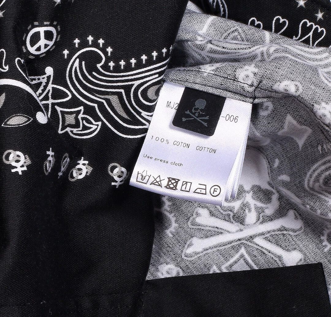 Mastermind Japan Black Patterned Long Sleeve Shirt Size US S / EU 44-46 / 1 - 7 Thumbnail