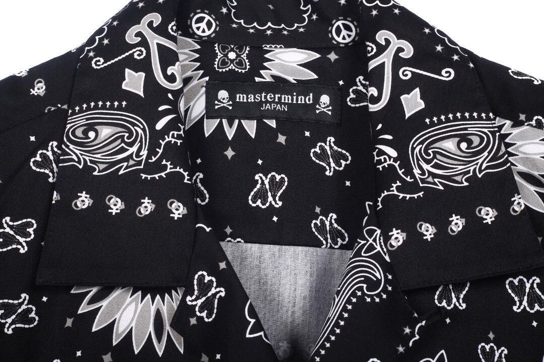 Mastermind Japan Black Patterned Long Sleeve Shirt Size US S / EU 44-46 / 1 - 5 Thumbnail