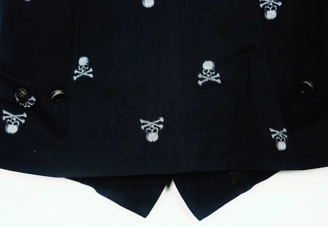 Mastermind Japan Black Skull Pattern Sleeveless Top XS Size US XS / EU 42 / 0 - 7 Thumbnail
