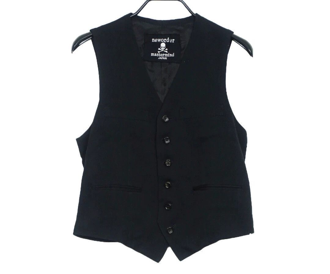 Mastermind Japan Black Skull Pattern Sleeveless Top XS Size US XS / EU 42 / 0 - 2 Thumbnail