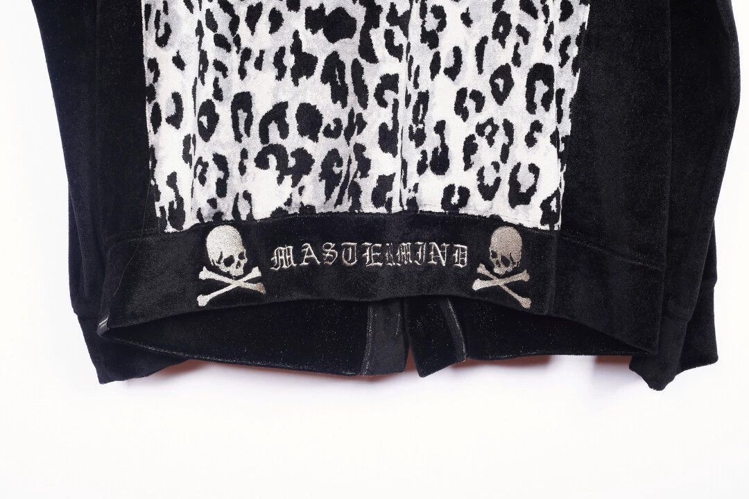 Mastermind Japan Leopard Print Cardigan with Black Sleeves Size US L / EU 52-54 / 3 - 3 Thumbnail