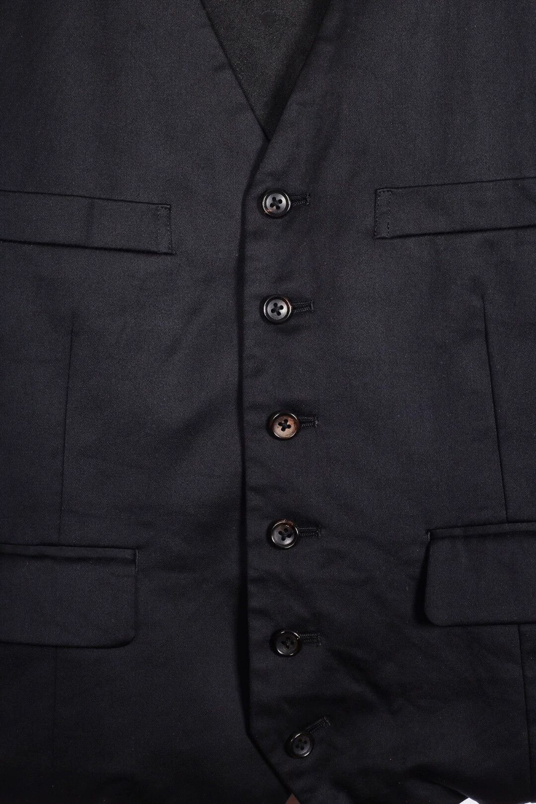 Mastermind Japan Black Sleeveless Button-Front Vest Size US M / EU 48-50 / 2 - 5 Thumbnail