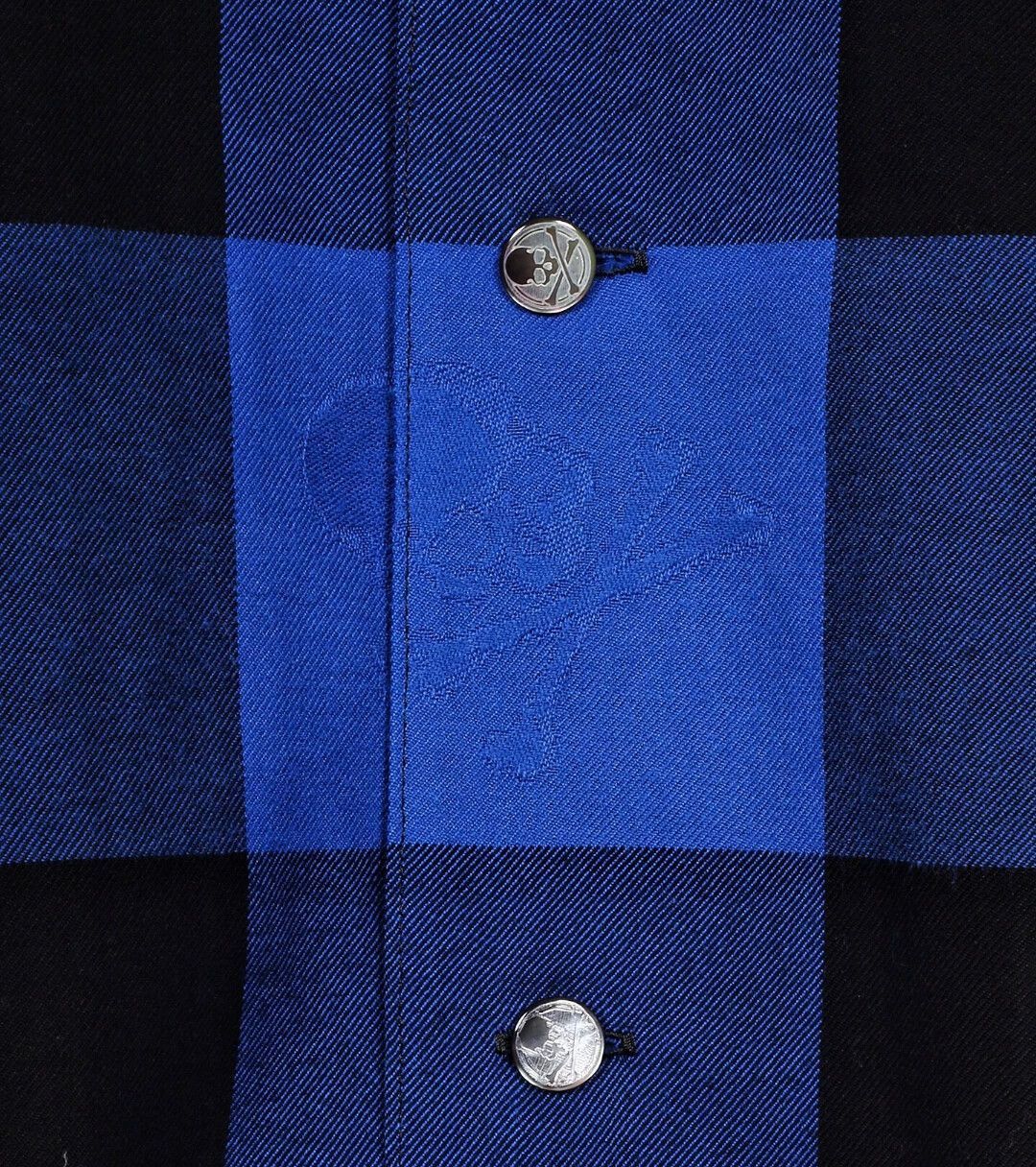 Mastermind Japan Blue Checkered Short-Sleeve Button-Up Shirt Size US S / EU 44-46 / 1 - 8 Thumbnail