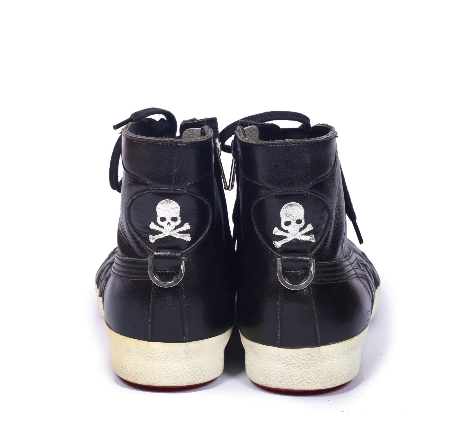 Onitsuka Tiger Black High-Top Leather Sneakers Size 11 Size US 11 / EU 44 - 3 Thumbnail
