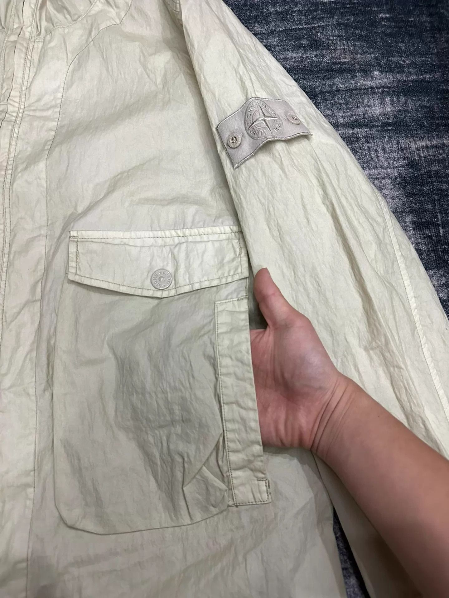 Stone Island Hooded Long Parka with Pockets Size US M / EU 48-50 / 2 - 7 Thumbnail