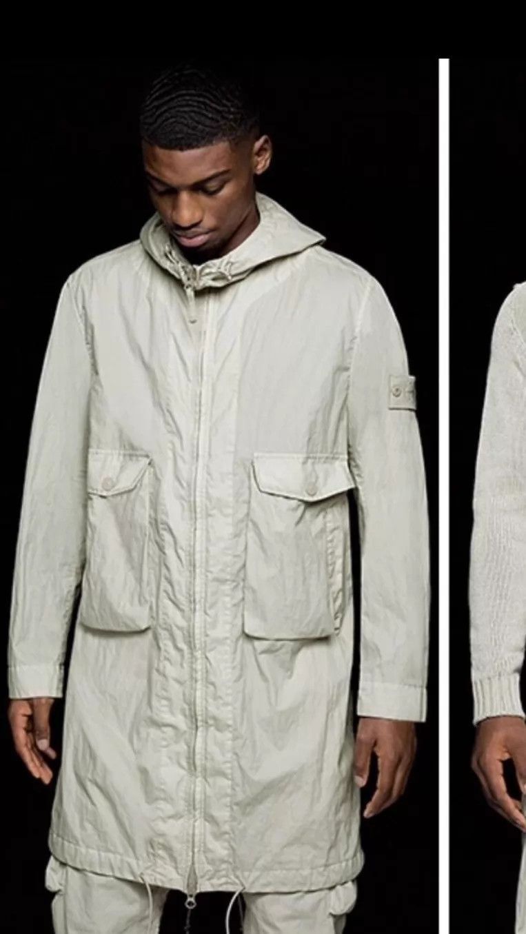 Stone Island Hooded Long Parka with Pockets Size US M / EU 48-50 / 2 - 8 Thumbnail