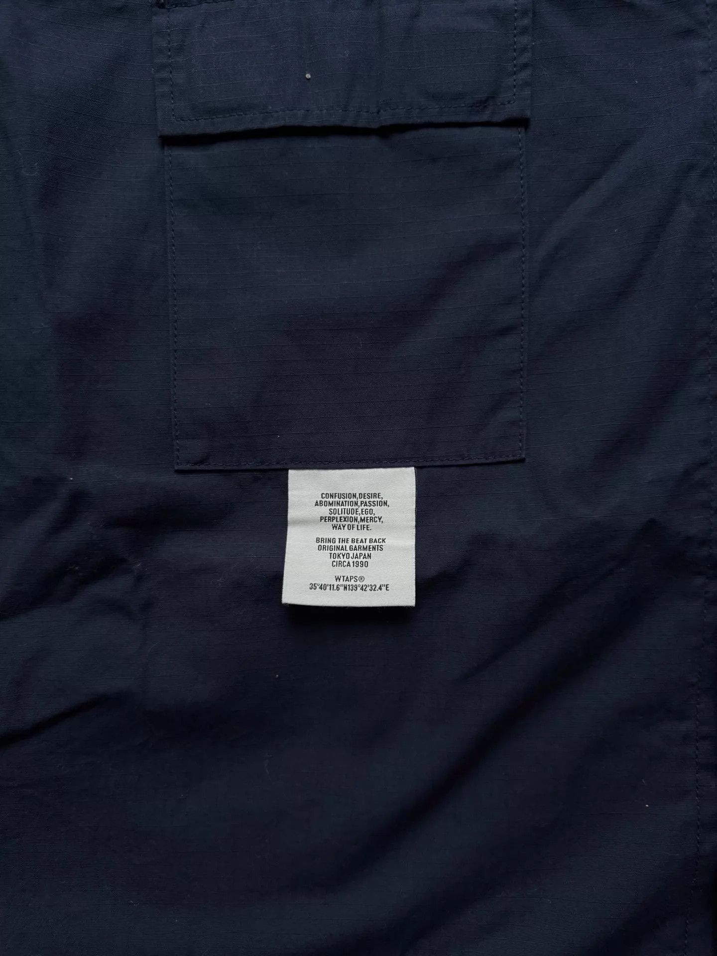 Wtaps Blue Button-Up Shirt with Graphic Print - Size M Size US M / EU 48-50 / 2 - 7 Thumbnail