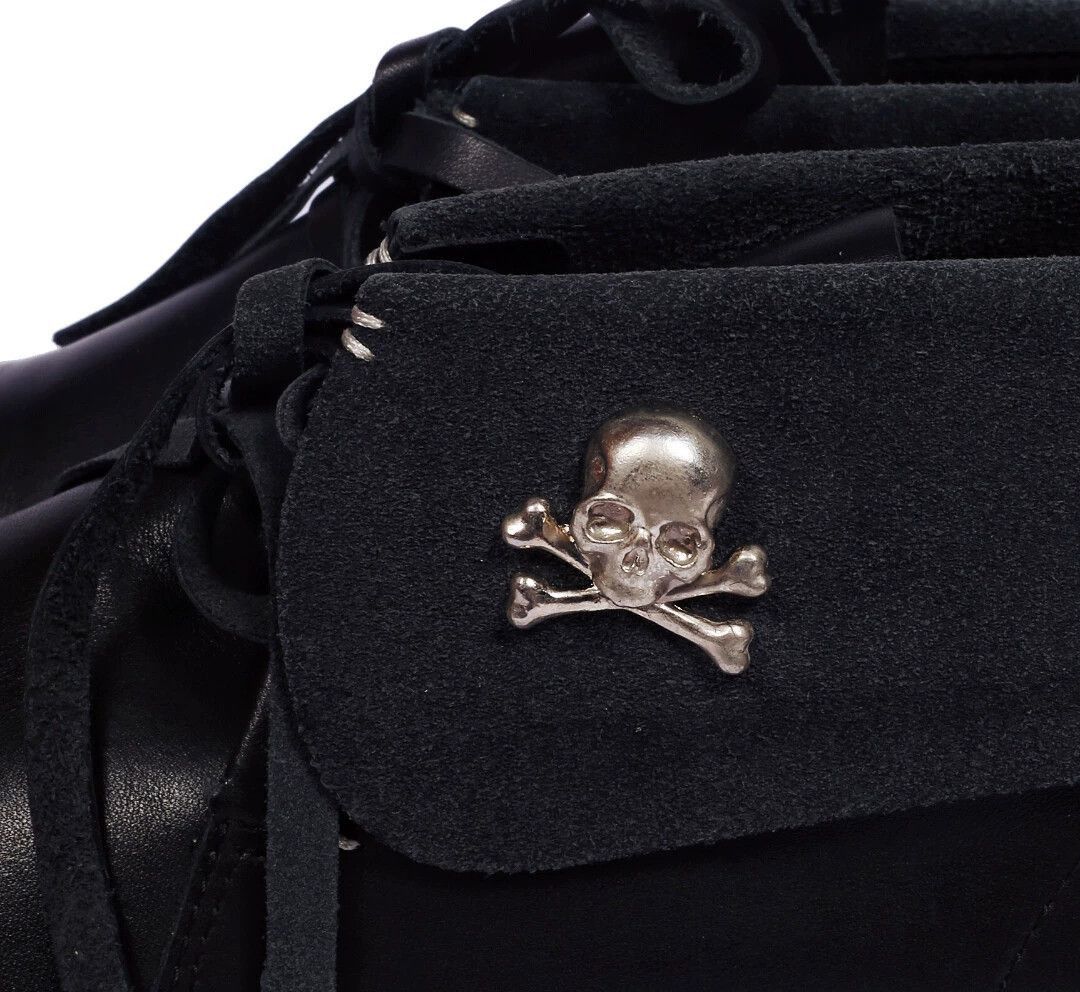 Visvim Black High-Top Sneakers with Skull Accent Size US 11 / EU 44 - 5 Thumbnail