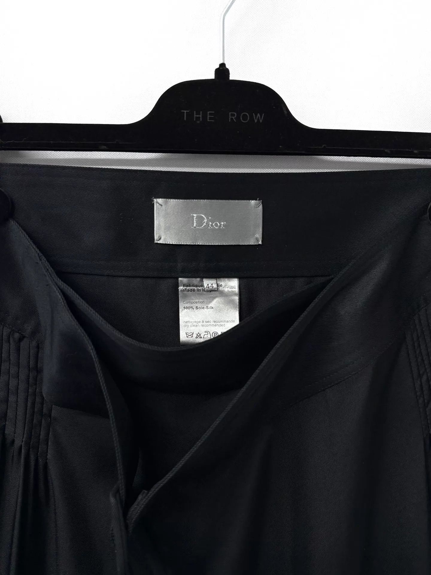 Dior Black High-Waist Flowy Skirt Size 28 Size US 28 / EU 44 - 4 Thumbnail