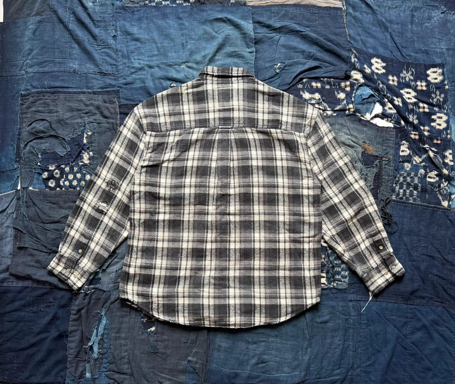Madness Plaid Long Sleeve Button-Up Shirt Size US L / EU 52-54 / 3 - 3 Thumbnail