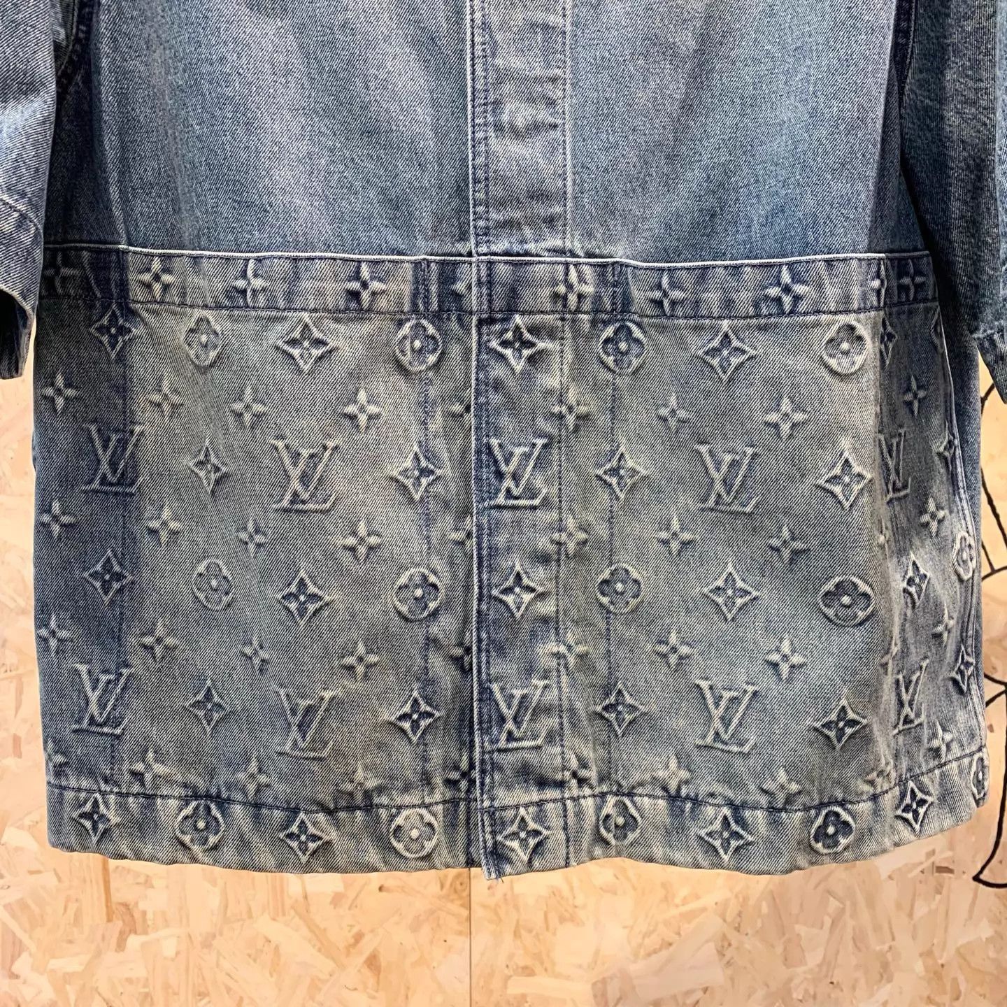Louis Vuitton Blue Short Sleeve Denim Jacket - XL Size US XL / EU 56 / 4 - 4 Thumbnail