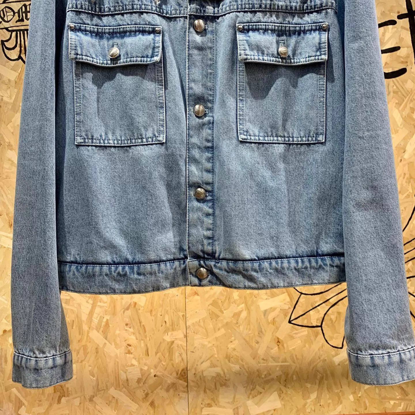 Louis Vuitton Blue Denim Jacket with Distressed Accents Size US XXL / EU 58 / 5 - 4 Thumbnail