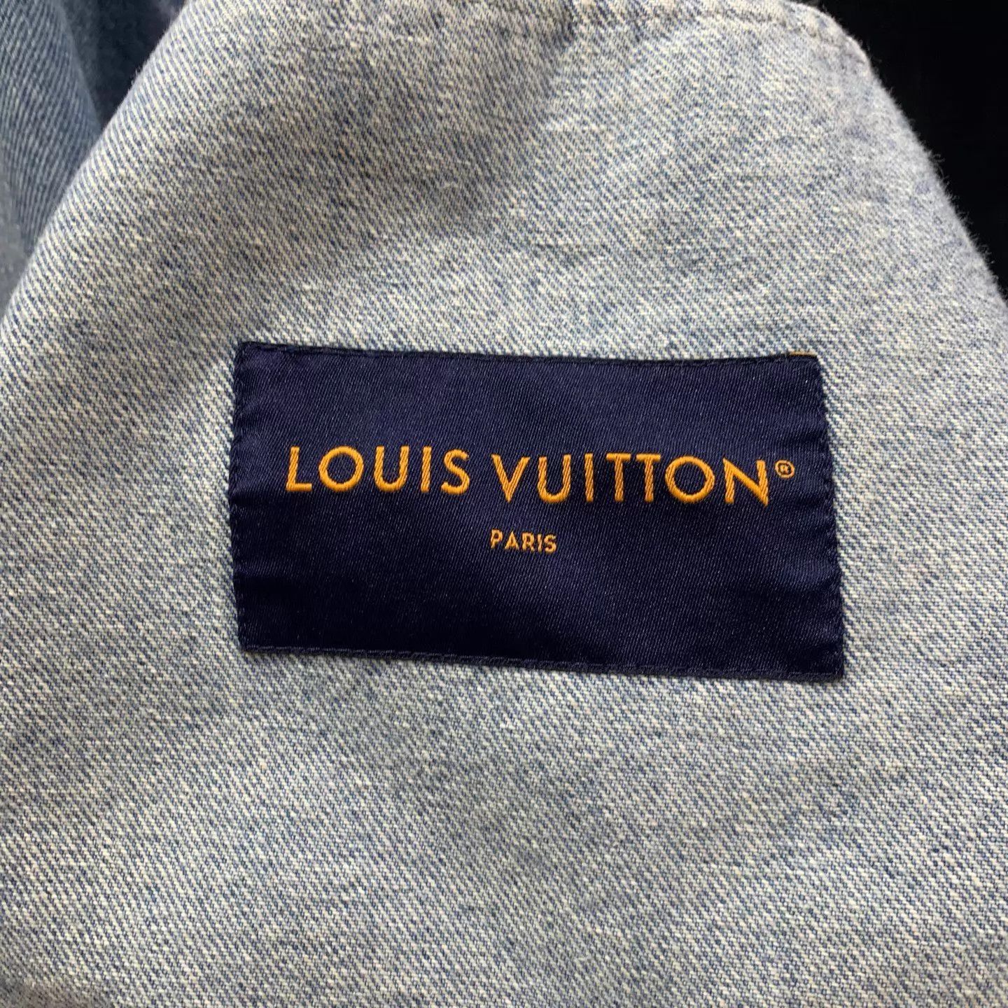 Louis Vuitton Blue Denim Jacket with Distressed Accents Size US XXL / EU 58 / 5 - 2 Thumbnail