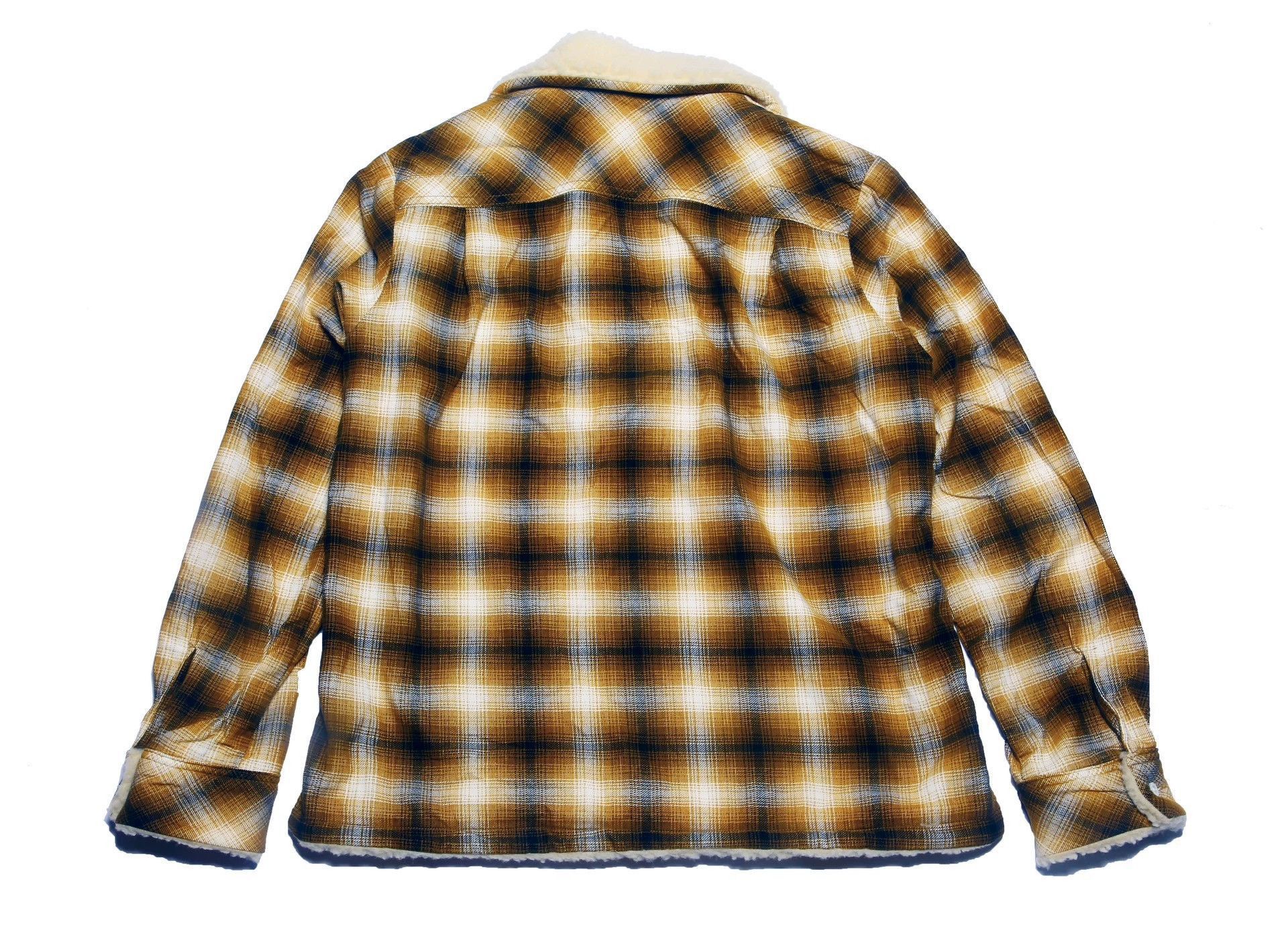 Nigo Plaid Long Sleeve Shirt with Fur Collar Size US M / EU 48-50 / 2 - 2 Thumbnail