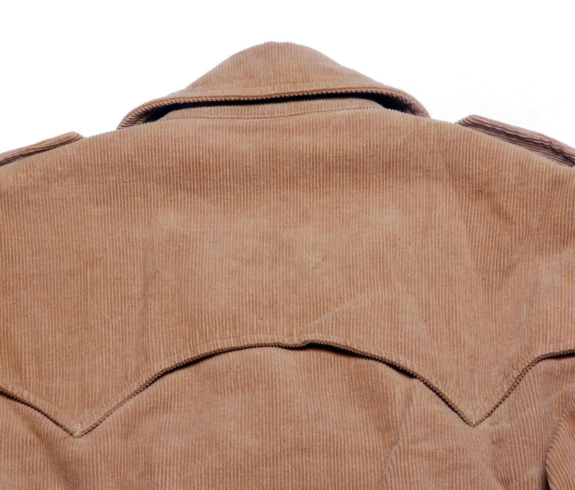 Number (N)ine Beige Double-Breasted Corduroy Jacket Size US M / EU 48-50 / 2 - 4 Thumbnail