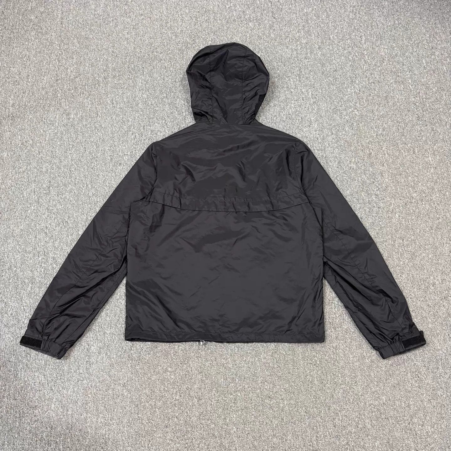 Prada Black Hooded Light Jacket with Zip Pockets Size US S / EU 44-46 / 1 - 2 Thumbnail