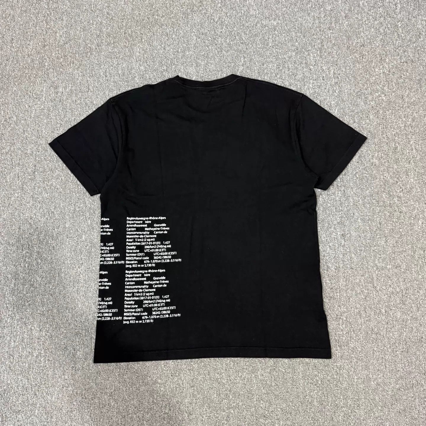 Moncler Black Short-Sleeve T-Shirt with Chest Logo and Side Text Size US L / EU 52-54 / 3 - 2 Thumbnail