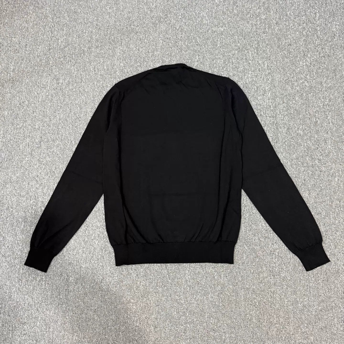 Prada Black Long Sleeve Crewneck Top Size US M / EU 48-50 / 2 - 3 Thumbnail