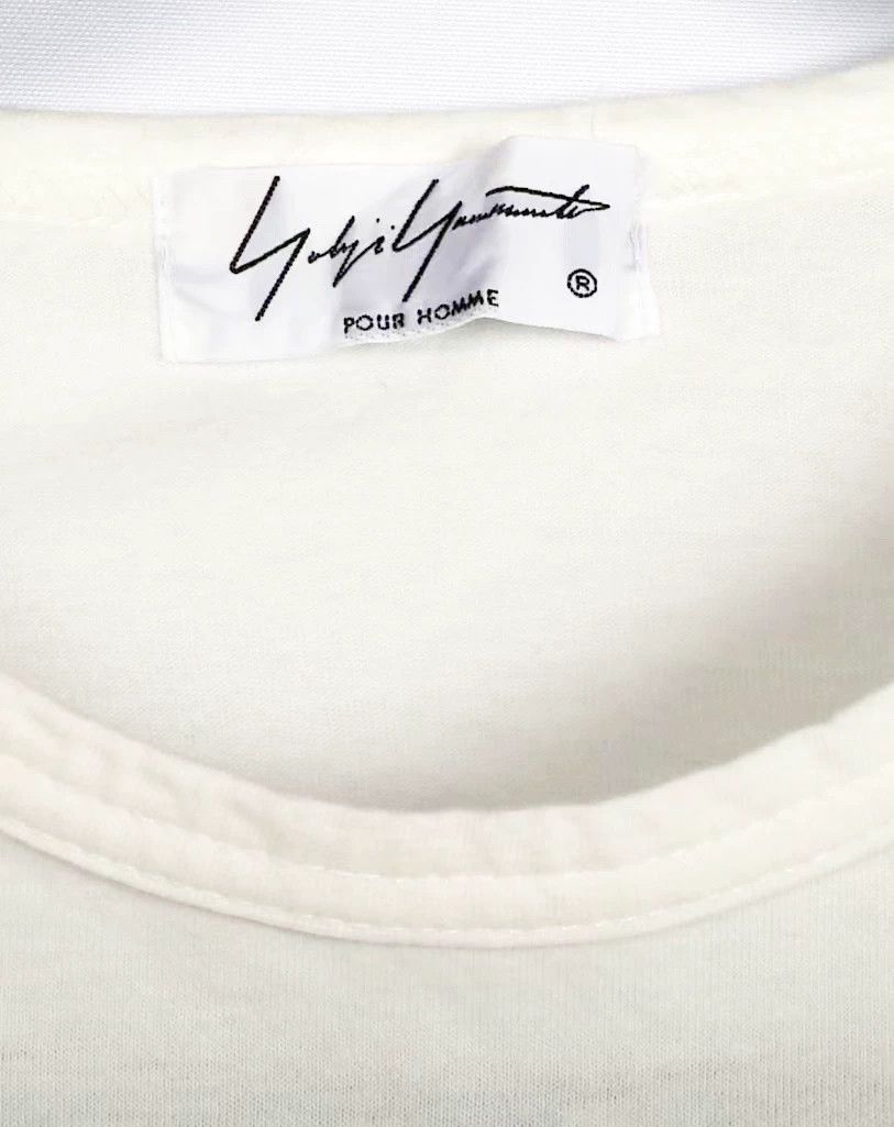 Yohji Yamamoto Beige Graphic Long Sleeve Shirt Size US L / EU 52-54 / 3 - 4 Thumbnail