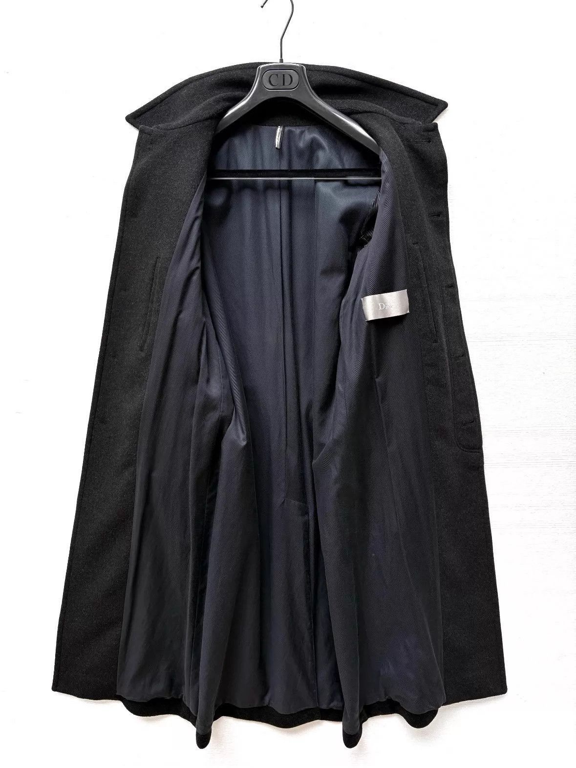 Dior Black Long Wool Blend Coat Size S Size US S / EU 44-46 / 1 - 4 Thumbnail