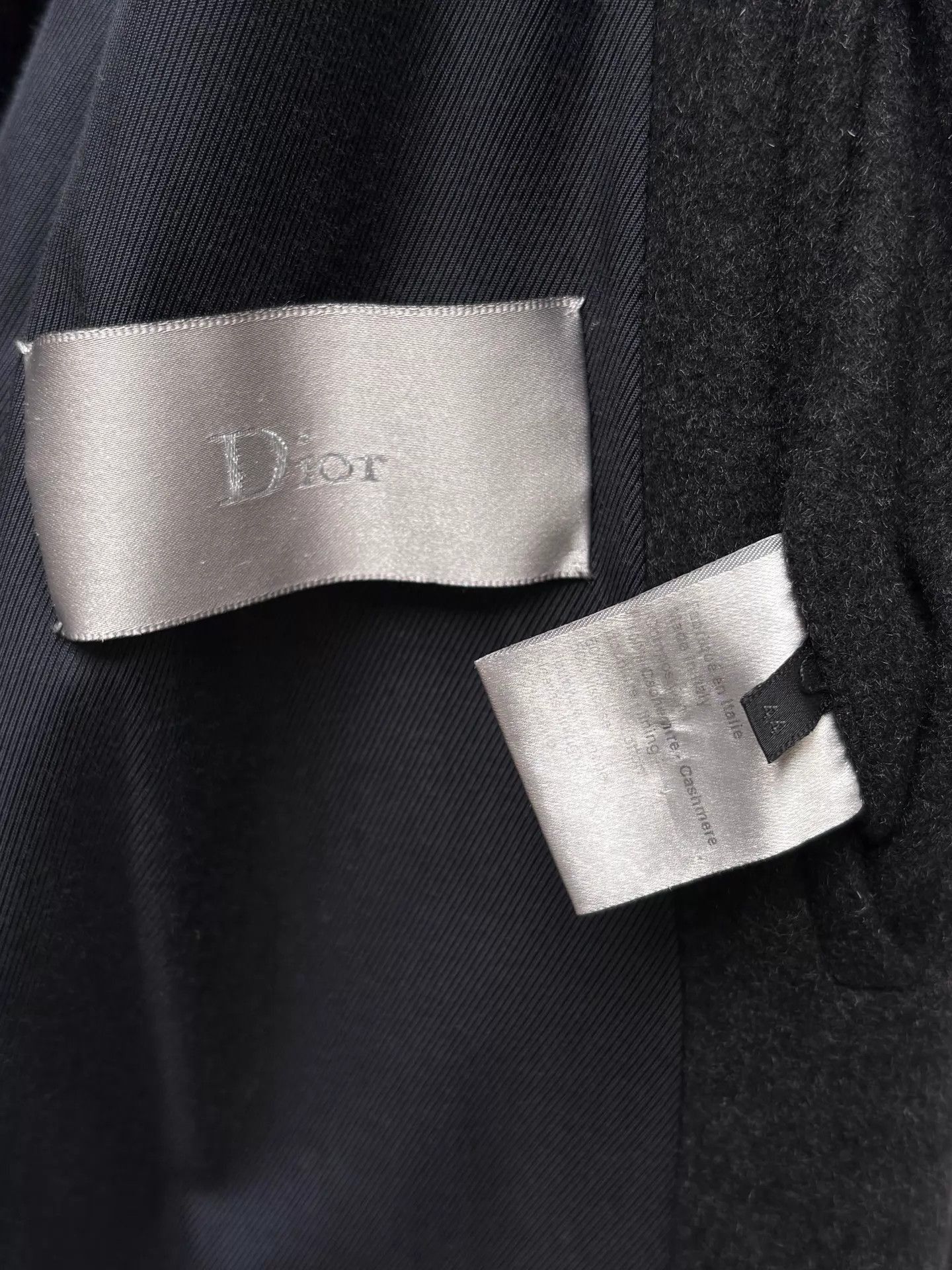 Dior Black Long Wool Blend Coat Size S Size US S / EU 44-46 / 1 - 9 Thumbnail