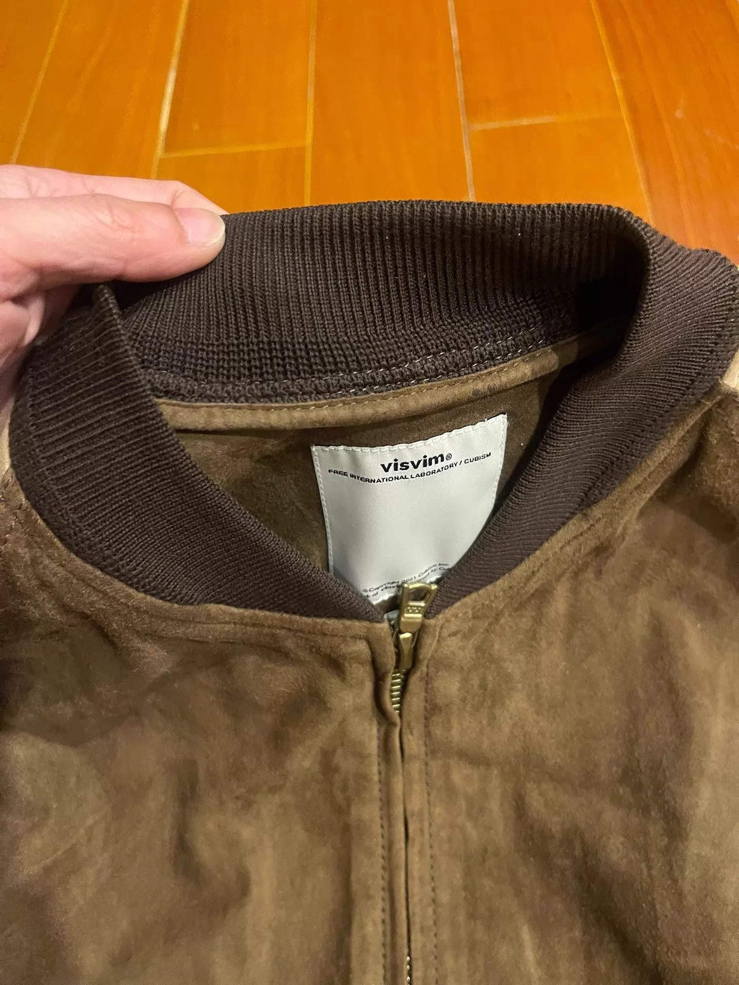 Visvim Brown Two-Tone Bomber Jacket Size S Size US S / EU 44-46 / 1 - 3 Thumbnail