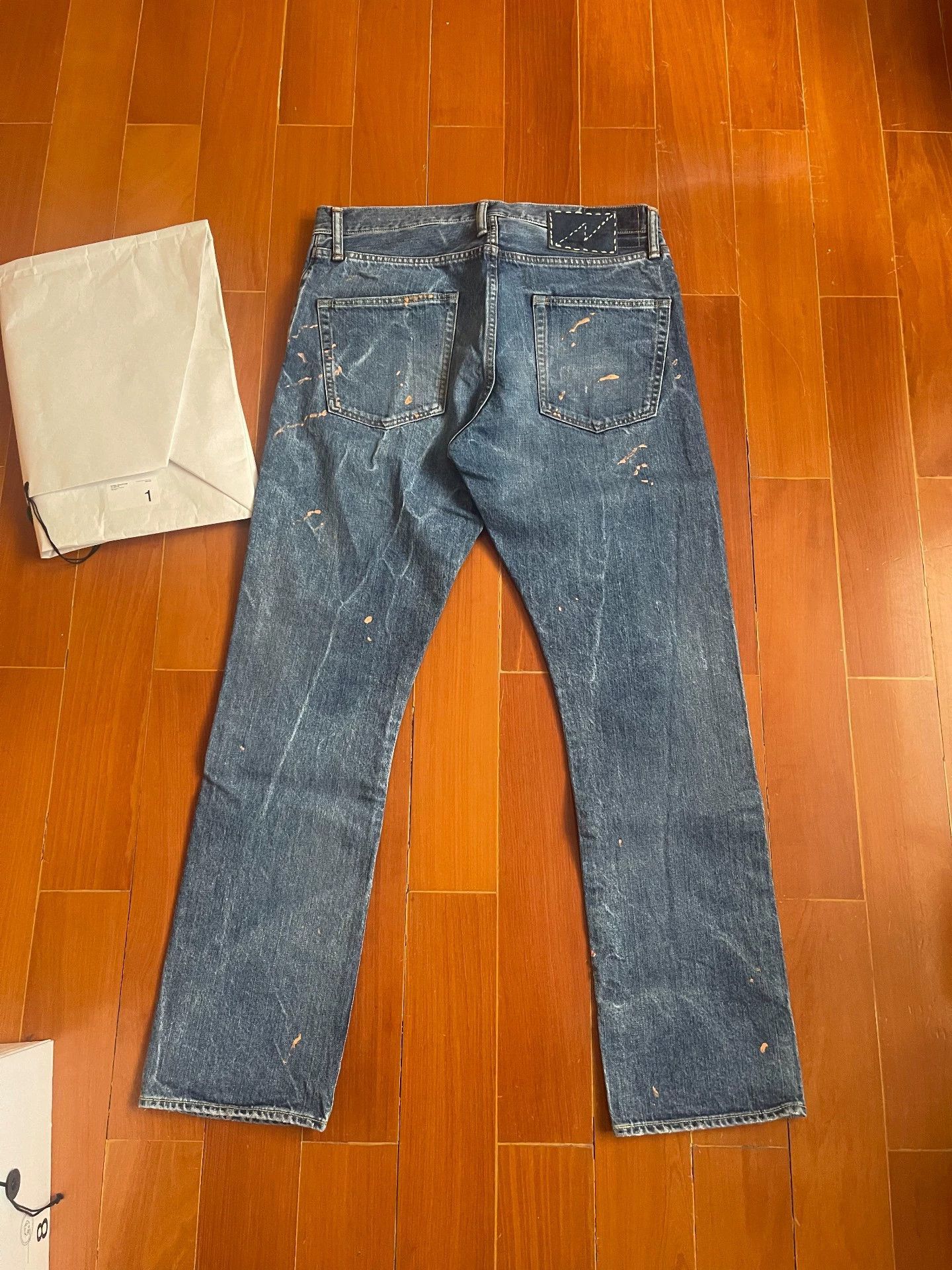 Visvim Blue Distressed Denim Pants Size 30 Size US 30 / EU 46 - 2 Thumbnail