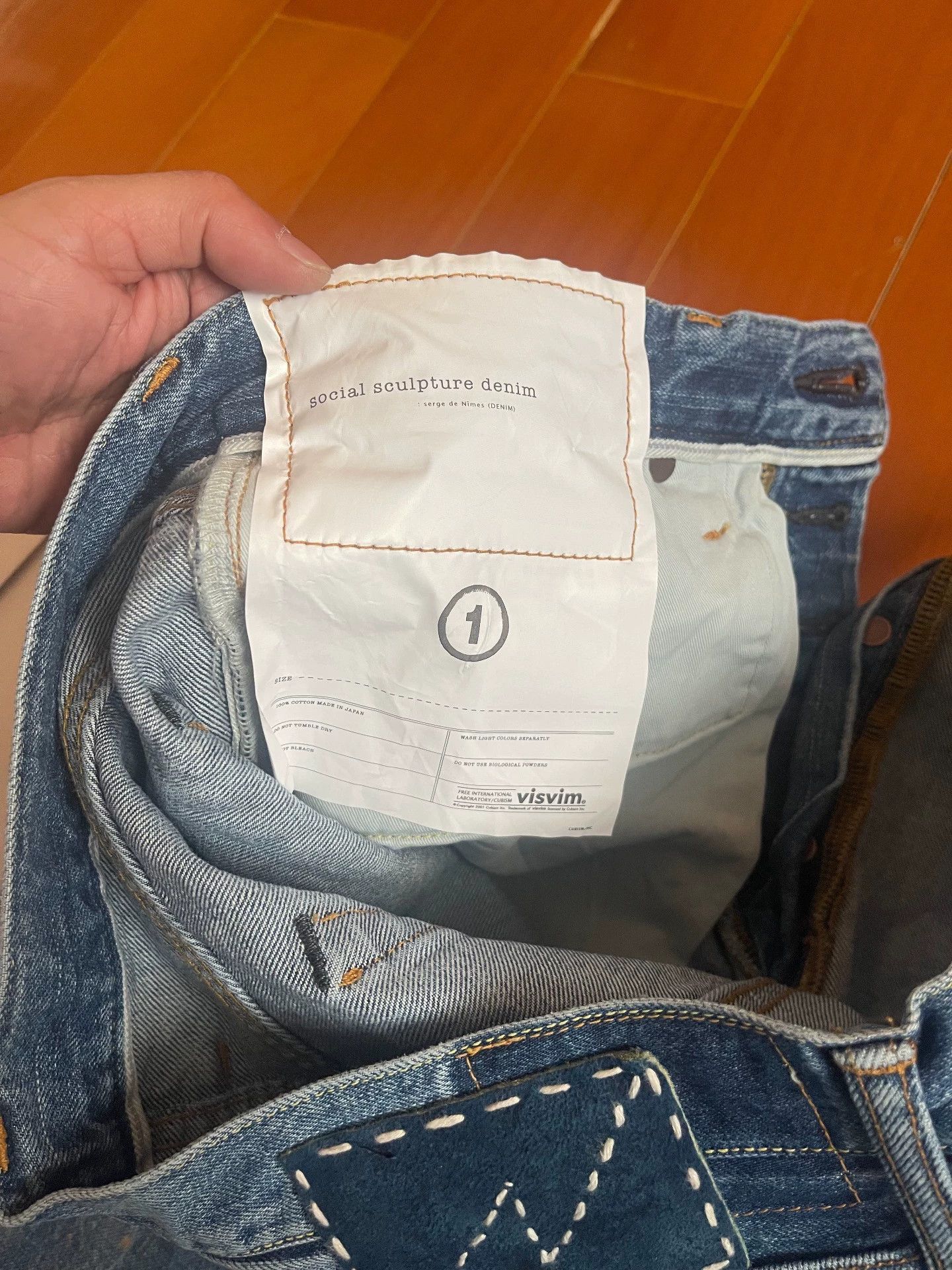 Visvim Blue Distressed Denim Pants Size 30 Size US 30 / EU 46 - 4 Thumbnail