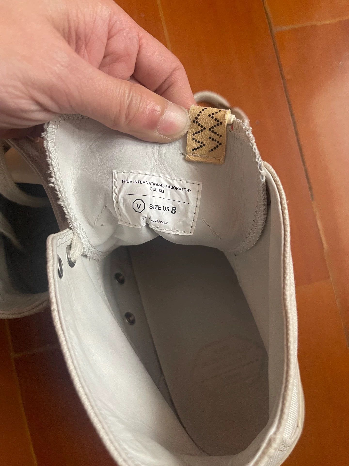 Visvim Beige High-Top Sneakers Size 8 Size US 8 / EU 41 - 4 Thumbnail