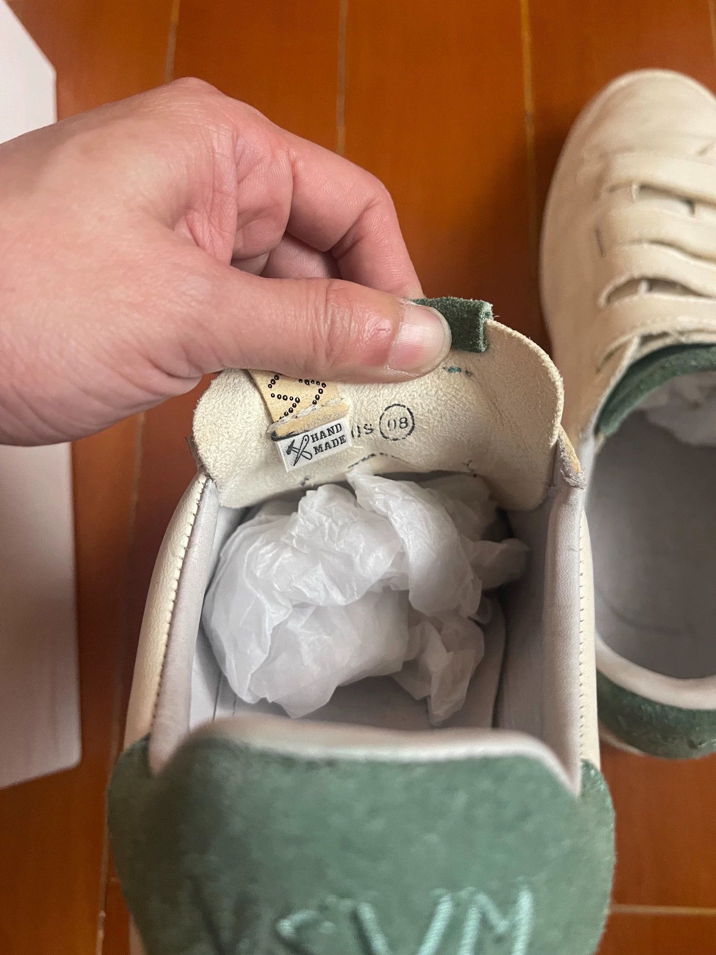 Visvim White Velcro Strap Low-Top Sneakers Size 8 Size US 8 / EU 41 - 2 Thumbnail