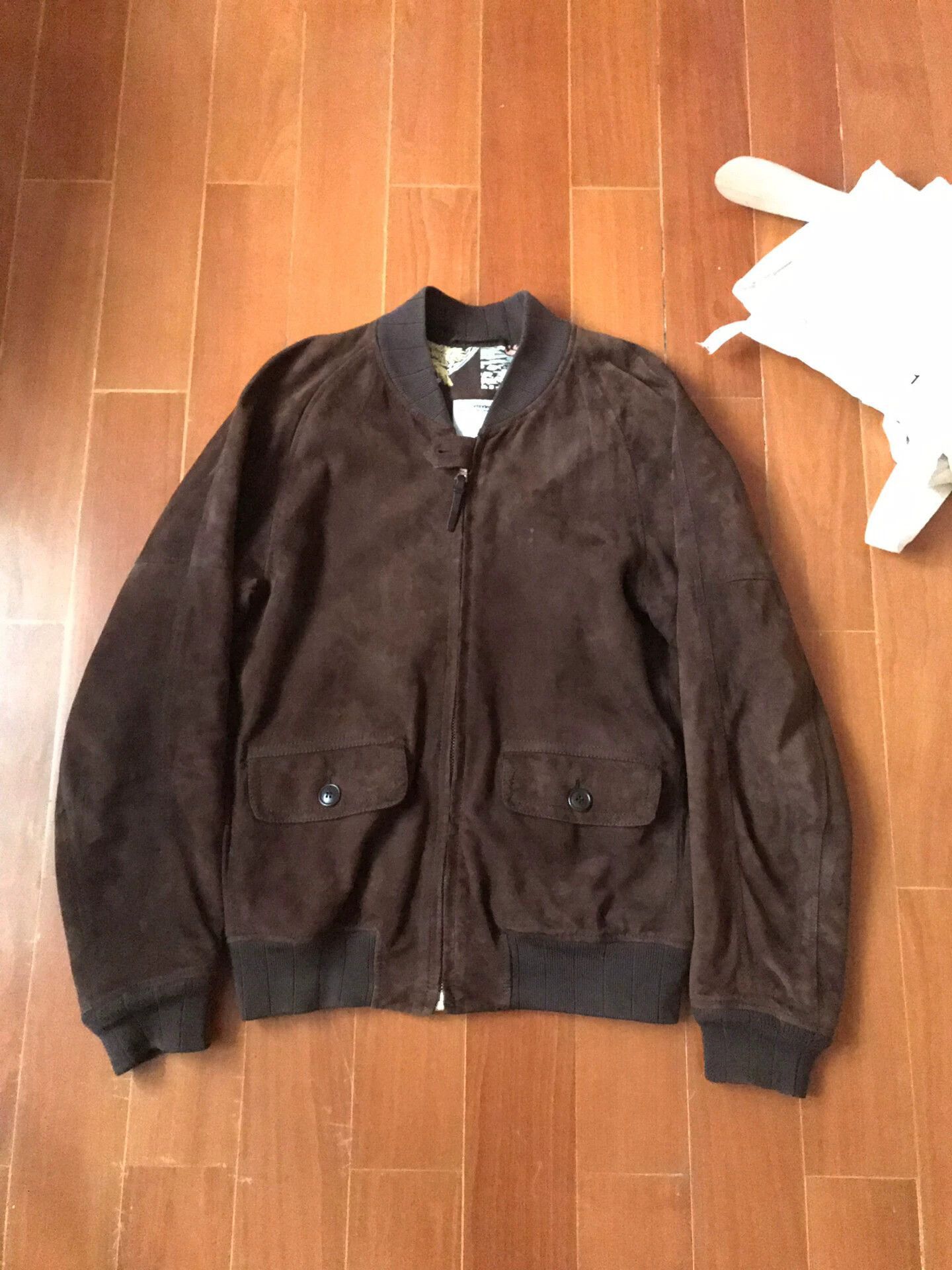 Visvim Brown Varsity Bomber Jacket Size S Size US S / EU 44-46 / 1 - 2 Thumbnail