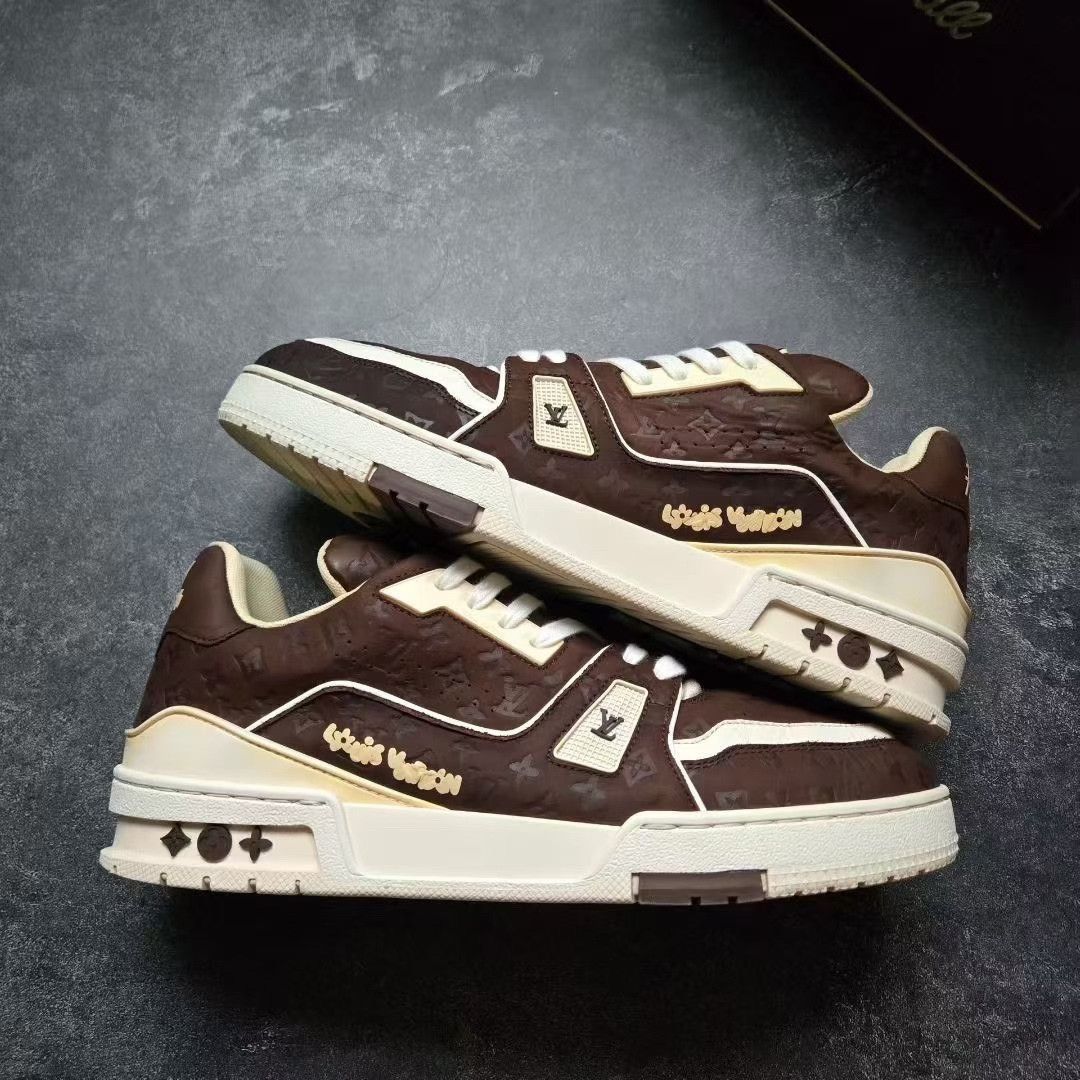Louis Vuitton Louis Vuitton Training Brown Lowtop Sneakers 41 Men Size US 8.5 / EU 41-42 - 8 Thumbnail