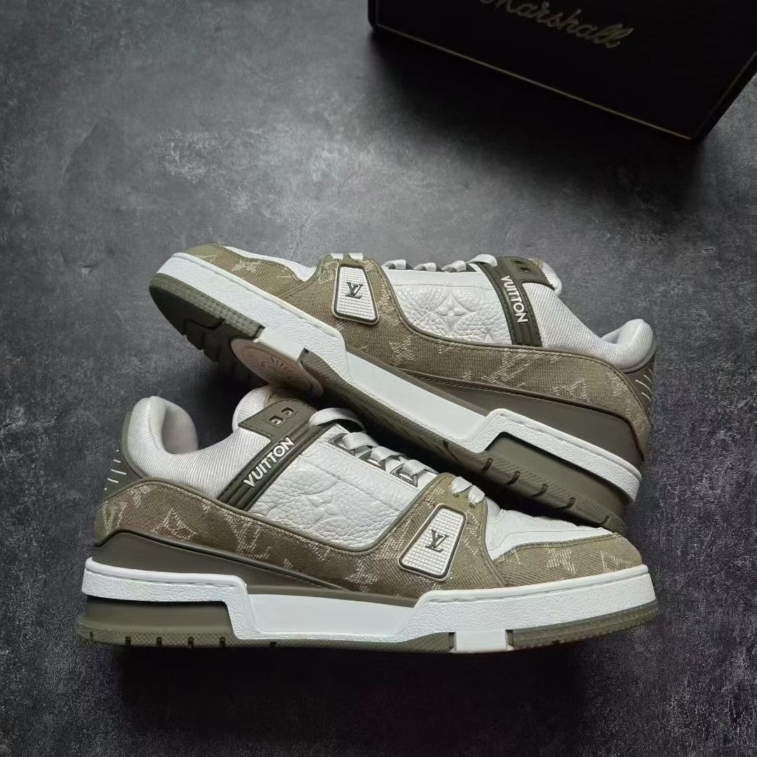 Louis Vuitton Louis Vuitton Training Green Lowtop Sneakers 25 Men Size US 10 / EU 43 - 8 Thumbnail