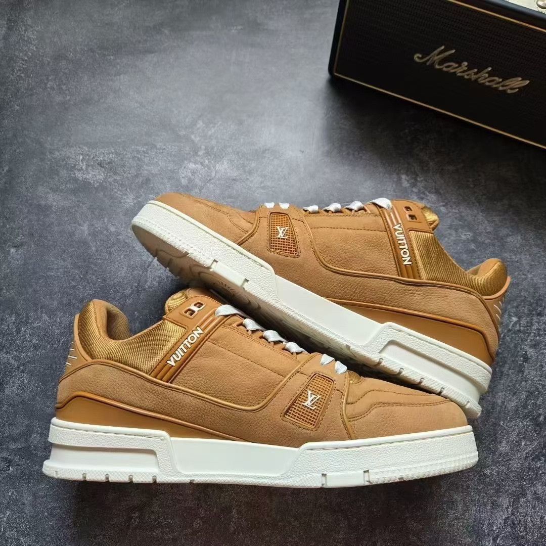 Louis Vuitton Louis Vuitton Training Brown Lowtop Sneakers 42 Men Size US 9 / EU 42 - 4 Thumbnail