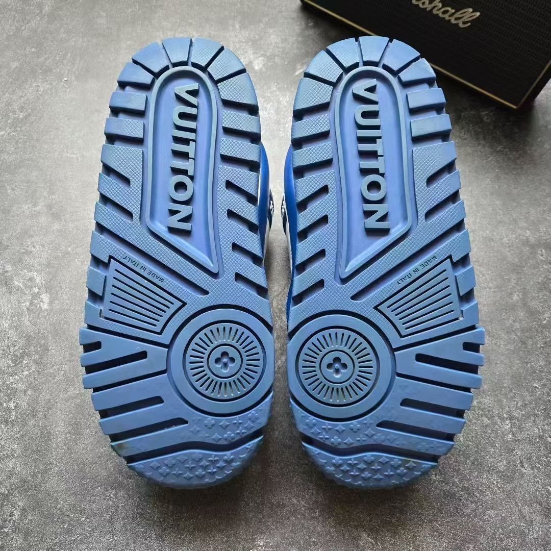 Louis Vuitton Louis Vuitton Training Blue Lowtop Sneakers 40 Men Size US 7.5 / EU 40-41 - 7 Thumbnail