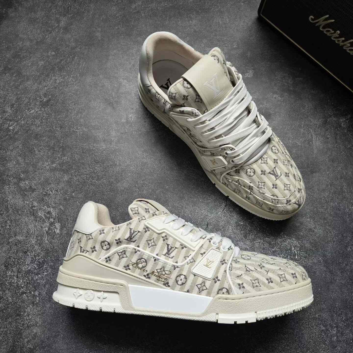 Louis Vuitton Louis Vuitton Training Gray Lowtop Sneakers 41 Men Size US 8.5 / EU 41-42 - 6 Thumbnail