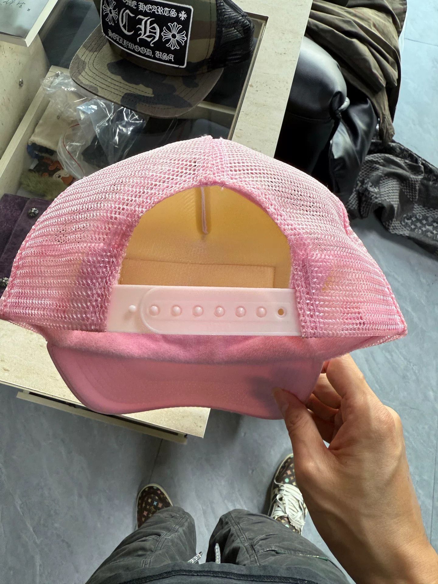 Chrome Hearts Chrome Hearts Embroidered Pink Hat 40.5 Men Size ONE SIZE - 4 Thumbnail