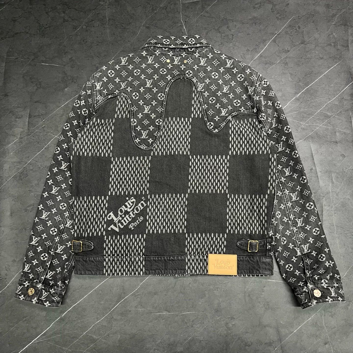 Louis Vuitton Louis Vuitton Patchwork Gray Light Jacket Men Size US M / EU 48-50 / 2 - 6 Thumbnail
