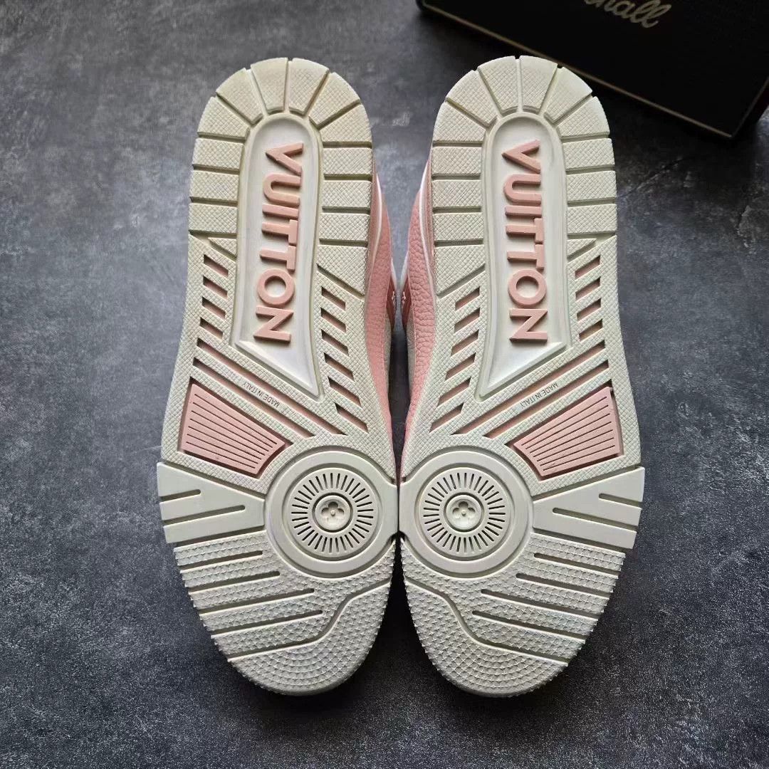 Louis Vuitton Louis Vuitton Training Pink Lowtop Sneakers 41 Men Size US 8.5 / EU 41-42 - 7 Thumbnail