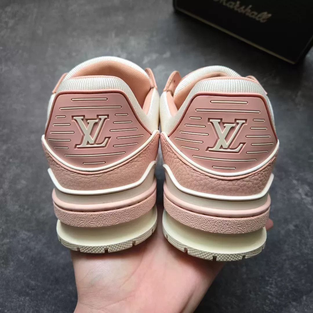 Louis Vuitton Louis Vuitton Training Pink Lowtop Sneakers 41 Men Size US 8.5 / EU 41-42 - 6 Thumbnail