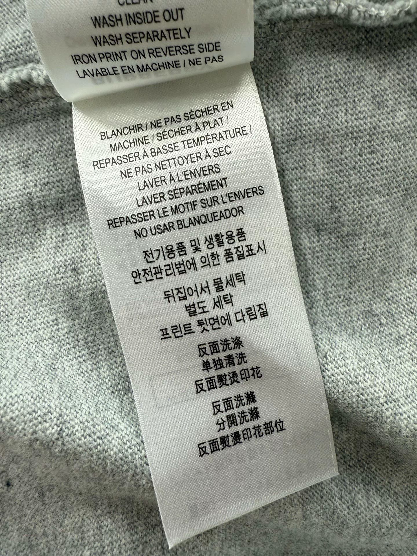 Burberry Burberry Cotton Printed Gray T-Shirt L Men Size US L / EU 52-54 / 3 - 6 Thumbnail