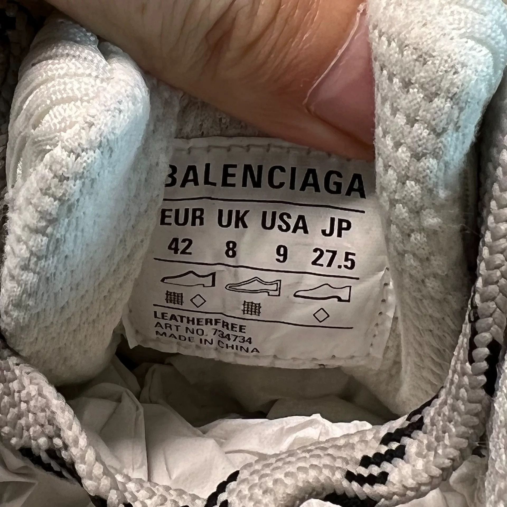 Balenciaga Balenciaga Blue Lowtop Sneakers XXXL Men Size US 10 / EU 43 - 7 Thumbnail