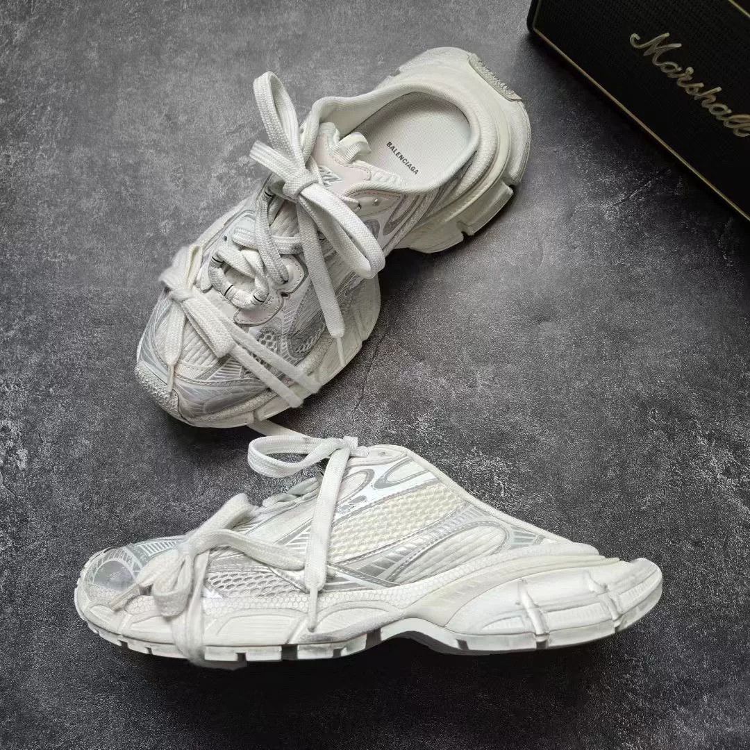 Balenciaga Balenciaga White Sandals XXXL Women Size US 8 / IT 38 - 4 Thumbnail