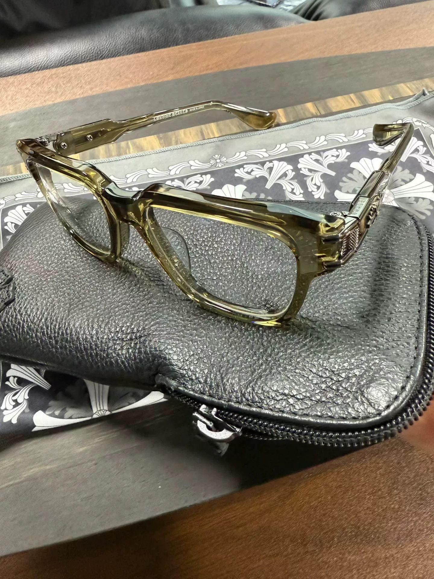 Chrome Hearts Chrome Hearts Clear Silver Sunglasses Men Size ONE SIZE - 5 Thumbnail