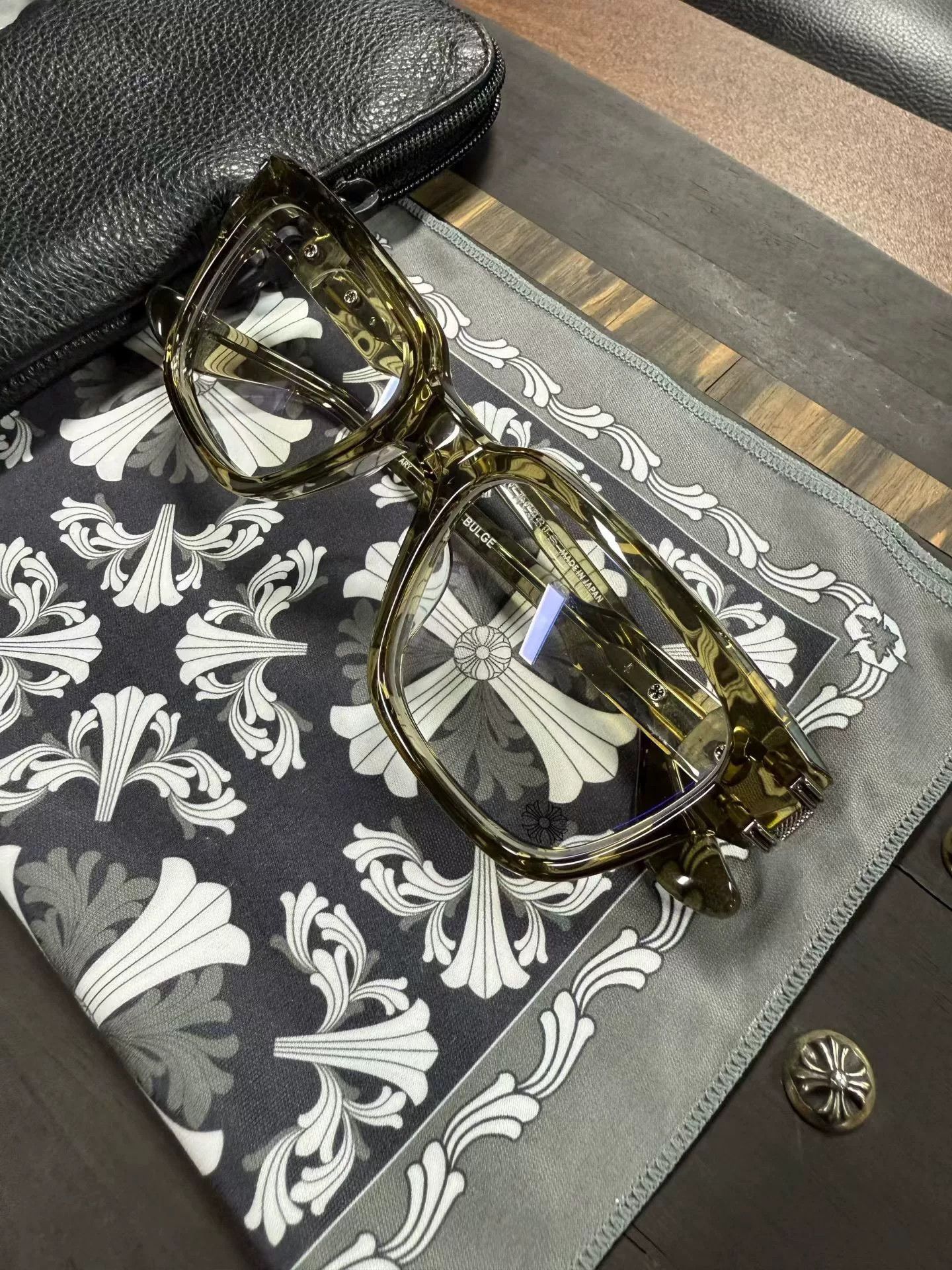 Chrome Hearts Chrome Hearts Clear Silver Sunglasses Men Size ONE SIZE - 2 Thumbnail
