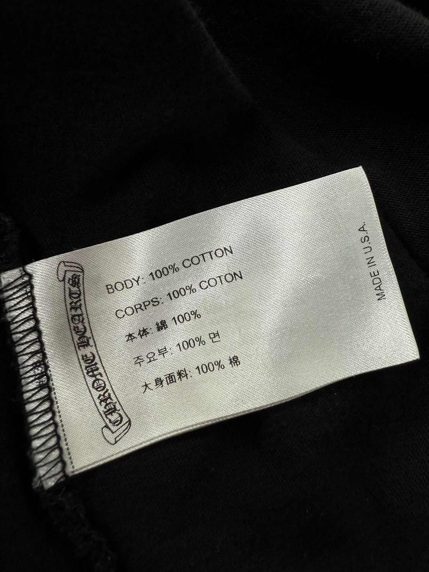 Chrome Hearts Chrome Hearts Glow Black T-Shirt M Men Size US M / EU 48-50 / 2 - 6 Thumbnail