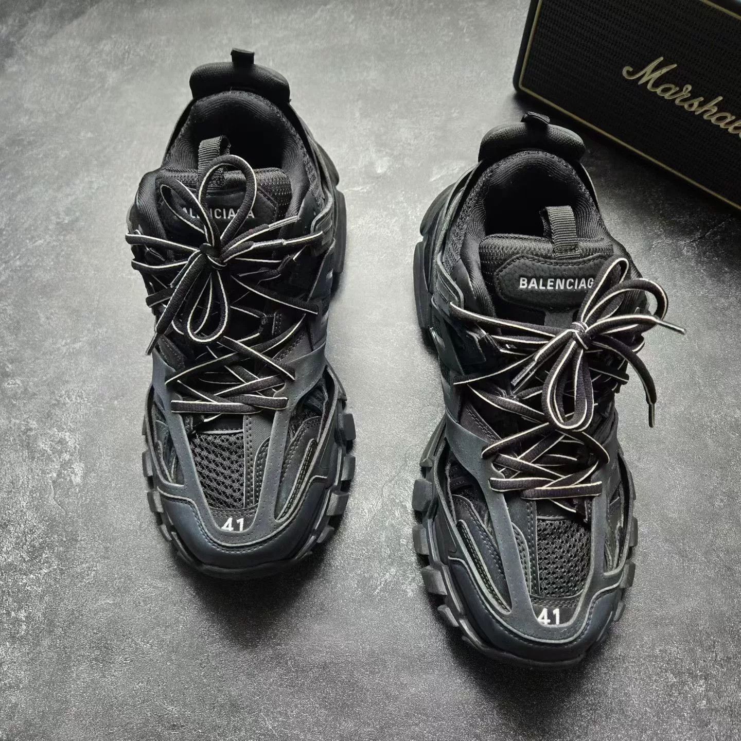 Balenciaga Balenciaga Black Lowtop Sneakers 41 Men Size US 8.5 / EU 41-42 - 3 Thumbnail
