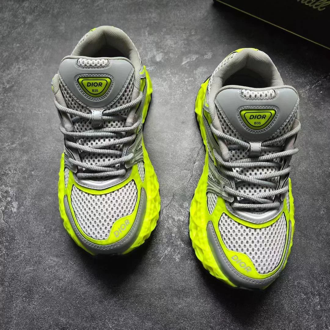 Dior Dior Limited Yellow Lowtop Sneakers 35 Men Size US 5 / EU 37 - 3 Thumbnail