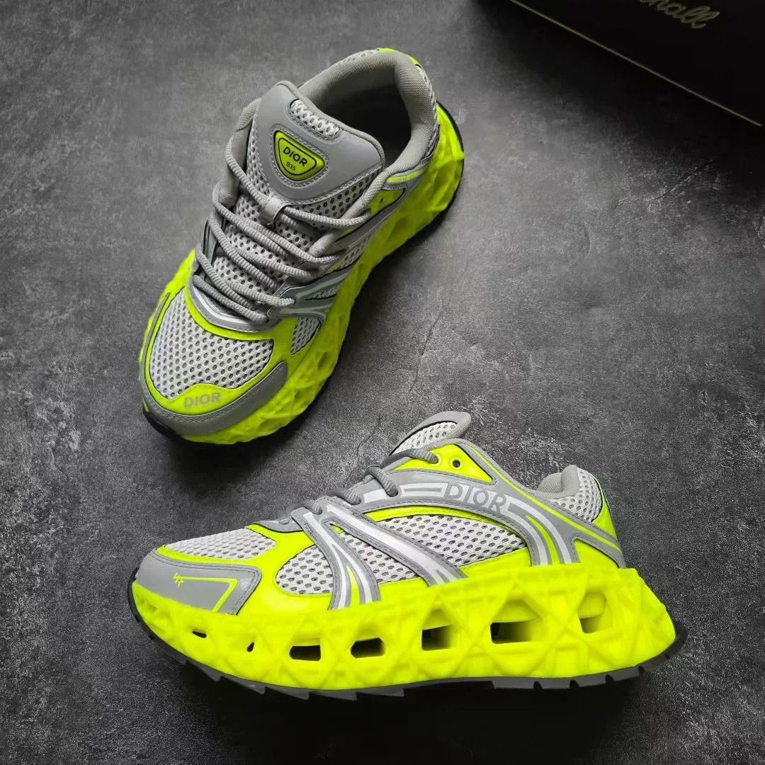 Dior Dior Limited Yellow Lowtop Sneakers 35 Men Size US 5 / EU 37 - 4 Thumbnail